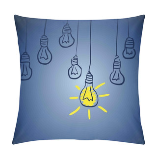 Personality  Innovative Lamp. Idea Concept Pillow Covers