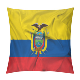 Personality  Waving Ecuador Flag Pillow Covers