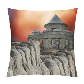 Personality  Castle In The Rocks Pillow Covers