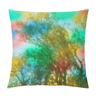 Personality  Trees Abstract Colors Pillow Covers