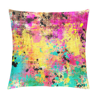 Personality  Grunge Paint Blots Background Pillow Covers