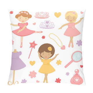 Personality  Little Dancing Ballerinas Collection Pillow Covers