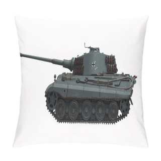 Personality  Tank King Tiger 2 Pillow Covers