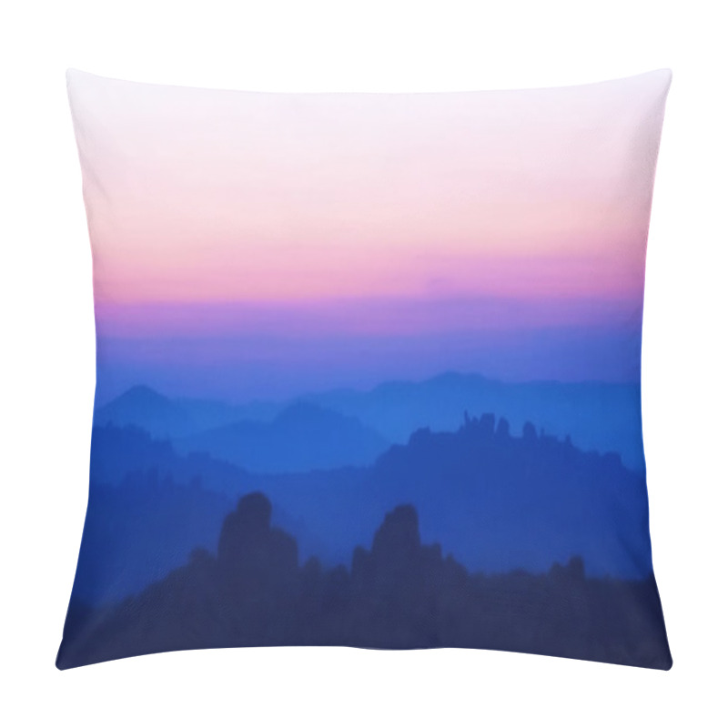 Personality  Sunrise In The Mountains Landscape. Pillow Covers