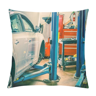 Personality  Car Servicing Station Pillow Covers