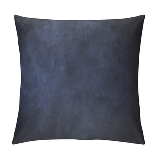 Personality  Dark Blue Grungy Background  Pillow Covers