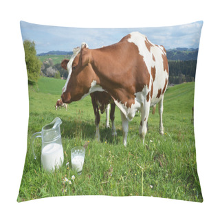 Personality  Milk And Cows Pillow Covers