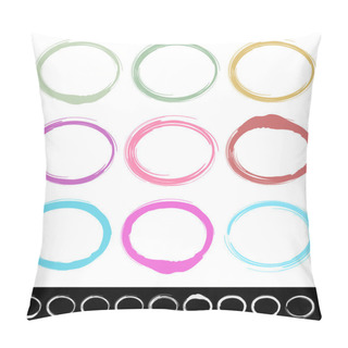 Personality  Abstract Ovals Frames Set Pillow Covers