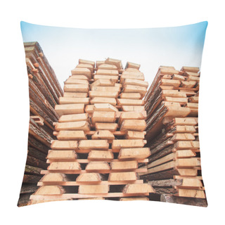 Personality  Sawn Timber Wood Pillow Covers