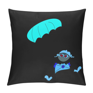 Personality  Parachutist (paracaidista) Pillow Covers