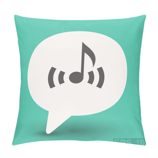 Personality  Pictograph Of Music Note Pillow Covers