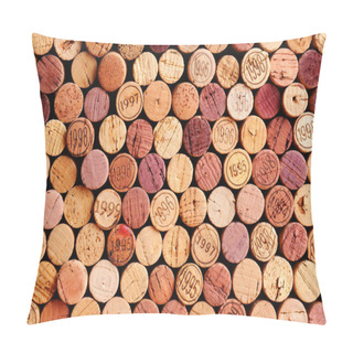 Personality  Wall Of Wine Corks Pillow Covers