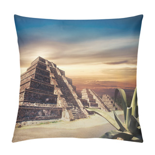Personality  Aztec Pyramid, Mexico Pillow Covers