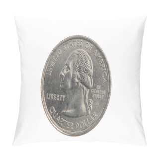 Personality  Closeup Of US Quarter Coin Heads Pillow Covers