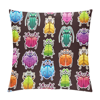 Personality  Funny Square Seamless Pattern Pillow Covers