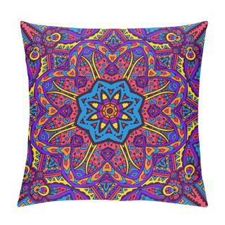 Personality  Ethnic Tribal  Seamless Pattern Ornament Pillow Covers