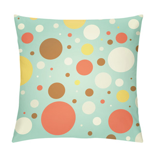 Personality  Seamless Vector Abstract Geometric Dots Pattern Design Pillow Covers