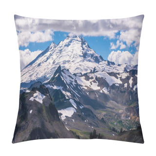 Personality  Cloud Cover Of Mount Baker In Mt. Baker-Snoqualmie National Forest Pillow Covers