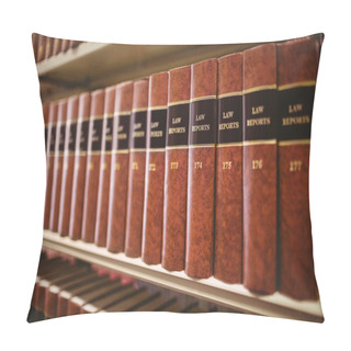 Personality  Close Up Of A Lot Of Law Reports Pillow Covers