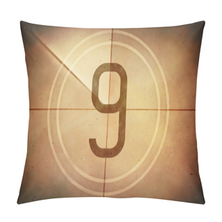 Personality  Countdown Nine On The Old Movie Screen Pillow Covers