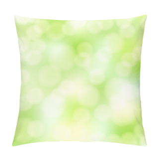 Personality  Abstract Green Bokeh Background Pillow Covers