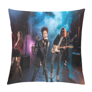 Personality  Rock Band On Stage  Pillow Covers
