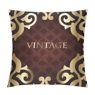 Personality  Vintage Frame, Vector Illustration Pillow Covers