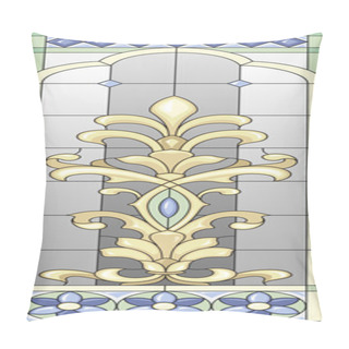 Personality Stained Glass Window Pillow Covers