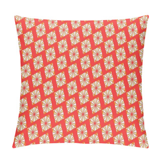 Personality  Modern Colorful Backdrop With Hexagonal Pattern Pillow Covers