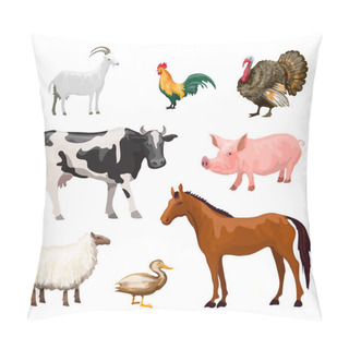 Personality  Farm Animals Set Pillow Covers