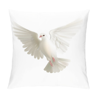 Personality  Beautiful White Pigeon Pillow Covers