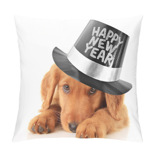 Personality  Happy New Year Puppy Pillow Covers