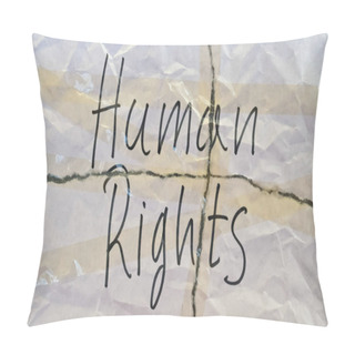 Personality  Text Human Rights Pillow Covers