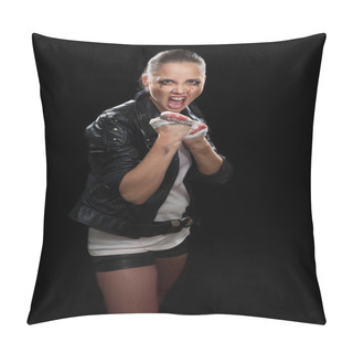 Personality  Street Girl Pillow Covers