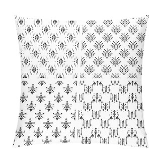 Personality  Hand Drawn Tribal Background Pillow Covers