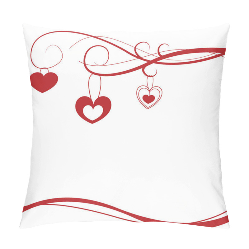Personality  Hearts Background Pillow Covers