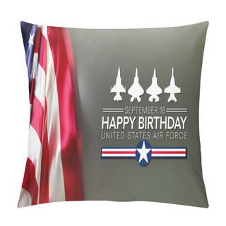 Personality  U.S. Air Force Birthday Is Observed Every Year On September 18 All Across United States Of America. 3D Rendering Pillow Covers