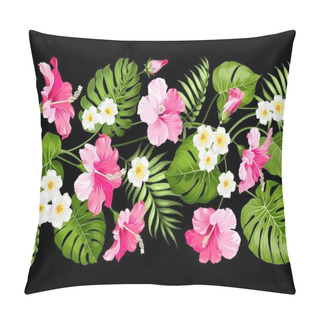 Personality  Tripical Flowers Elements. Pillow Covers