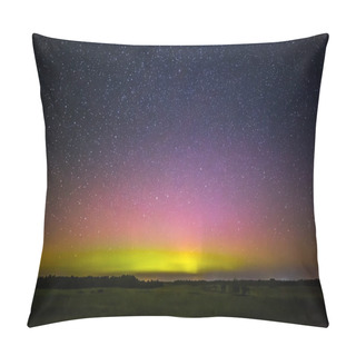 Personality  Aurora Borealis Bright Colors Pillow Covers