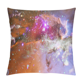 Personality  Landscape Of Star Clusters. Beautiful Image Of Space. Cosmos Art. Elements Of This Image Furnished By NASA. Pillow Covers