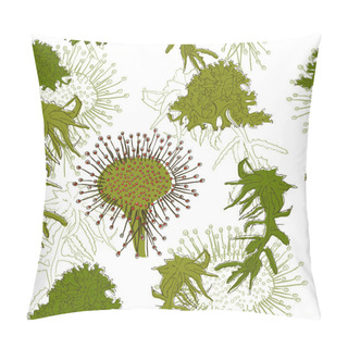 Personality  Seamless Texture In Eco Style. Pillow Covers