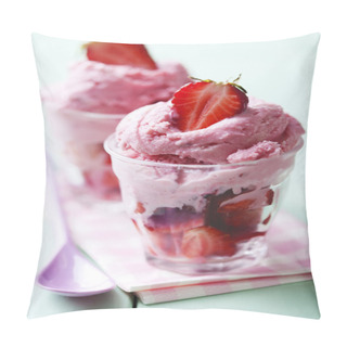 Personality  Strawberry Ice Cream Pillow Covers