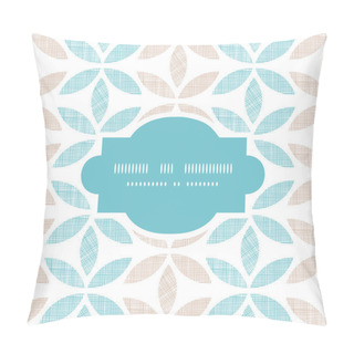 Personality Abstract Textile Leaves Stripes Frame Seamless Pattern Background Pillow Covers