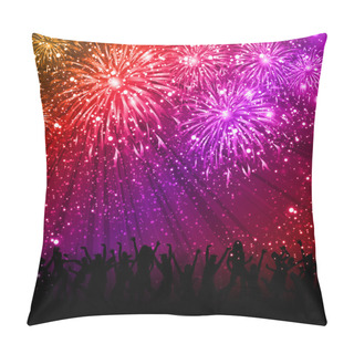 Personality  Party And Lights Background Pillow Covers