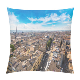 Personality  Panoramic Aerial View Of Bordeaux Pillow Covers