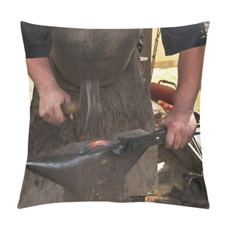 Personality  Blacksmith Forged Iron Smith Anvil Hammerman Pillow Covers