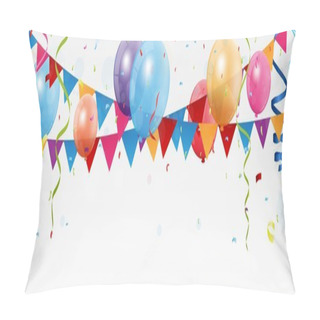 Personality  Birthday Celebration Festive Background Pillow Covers