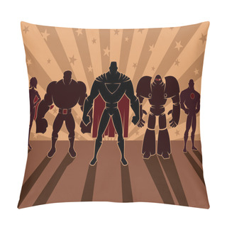 Personality  Superhero Team Pillow Covers