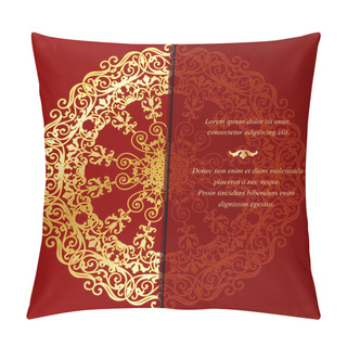 Personality  Vintage Greeting Cards In Eastern Style Pillow Covers