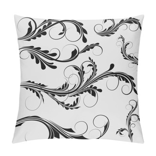 Personality  Lovely Conceptual Design Of Swirl Elements Pillow Covers